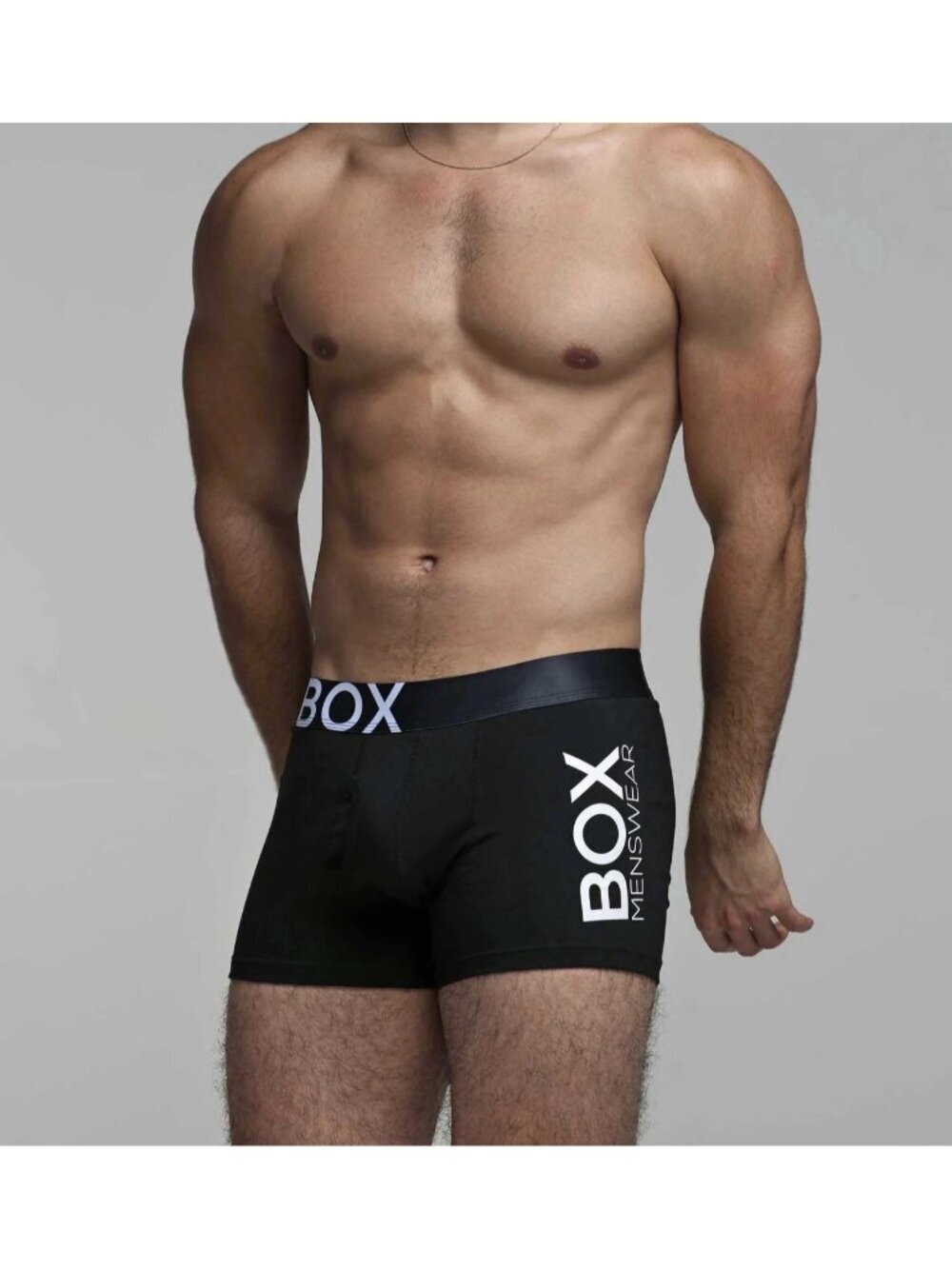 BOX MENSWEAR PREMIUM BOXERS BLACK Size Small New